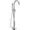 Anzzi Coral 2-Handle Freestanding Claw Foot Tub Faucet in Polished Chrome FS-AZ0047CH - alternate 1